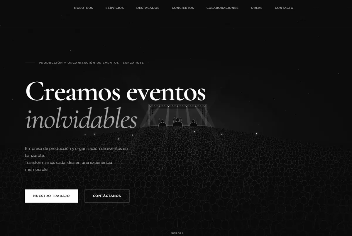 Bermeja Producciones — event production and management in Lanzarote