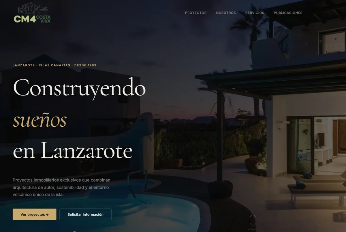 CM4 Costa Viva — real estate developer and builder in Lanzarote